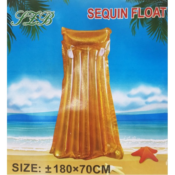 ΦΟΥΣΚΩΤΟ ΣΤΡΩΜΑ ΘΑΛΑΣΣΗΣ ΜΕ GLITTER & ΛΑΒΕΣ ΧΡΥΣΟ ΧΡΩΜΑ 180X170CM 1294-07